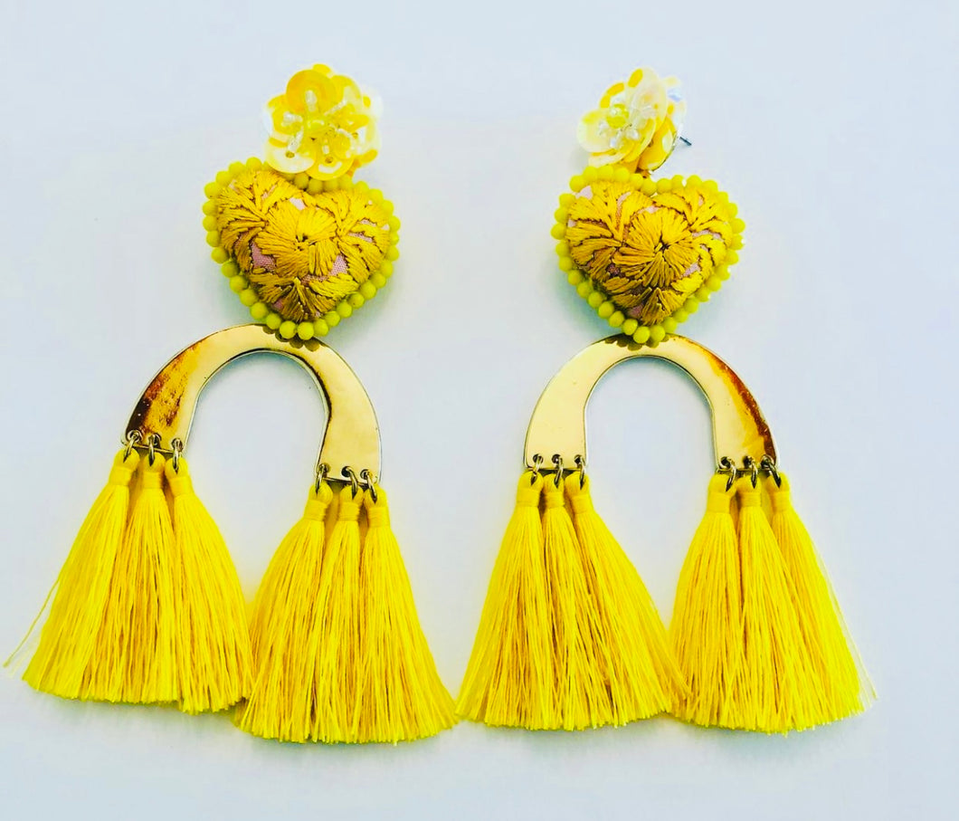 Earring Yellow