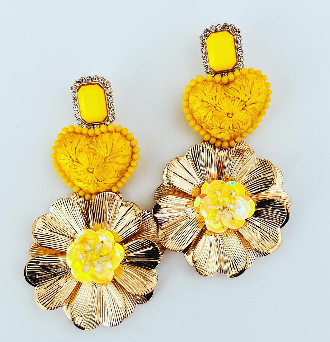 Earring Yellow