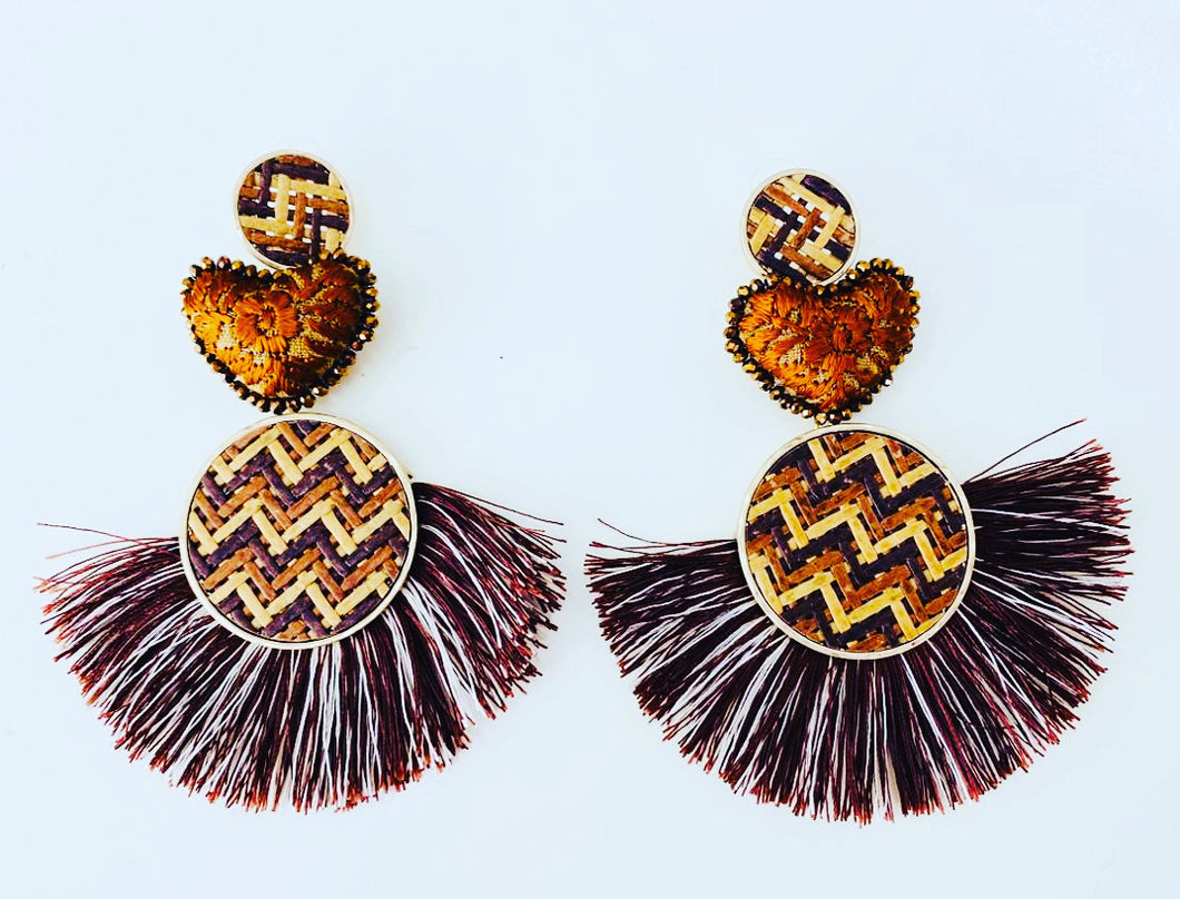 Earring Brown
