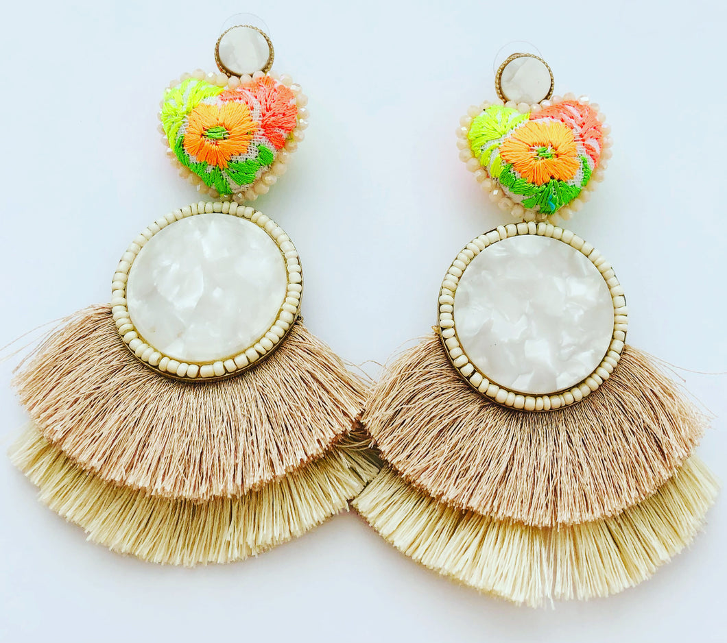 Neon color Earring